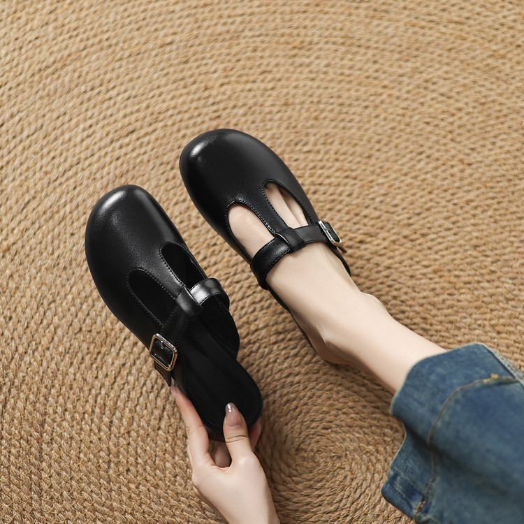 Minimalist Closed Toe Low Heel Slippers - Style k.html - Image 4